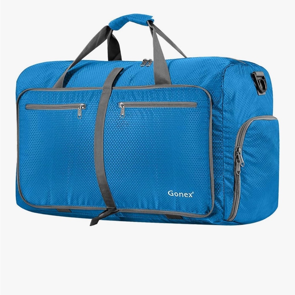 Gomez Blue Travel Duffel Bag